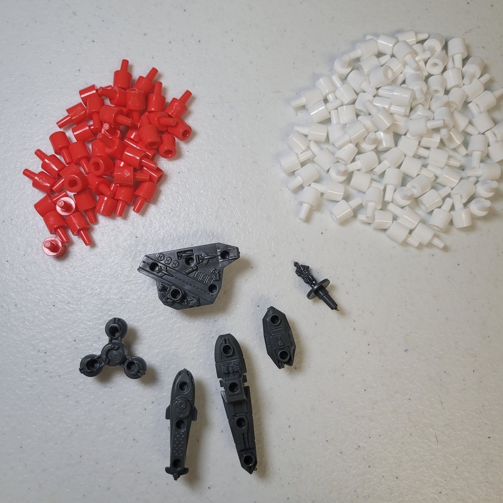 2008 Battleship Replacement Pieces Pegs Boats Man Hasbro